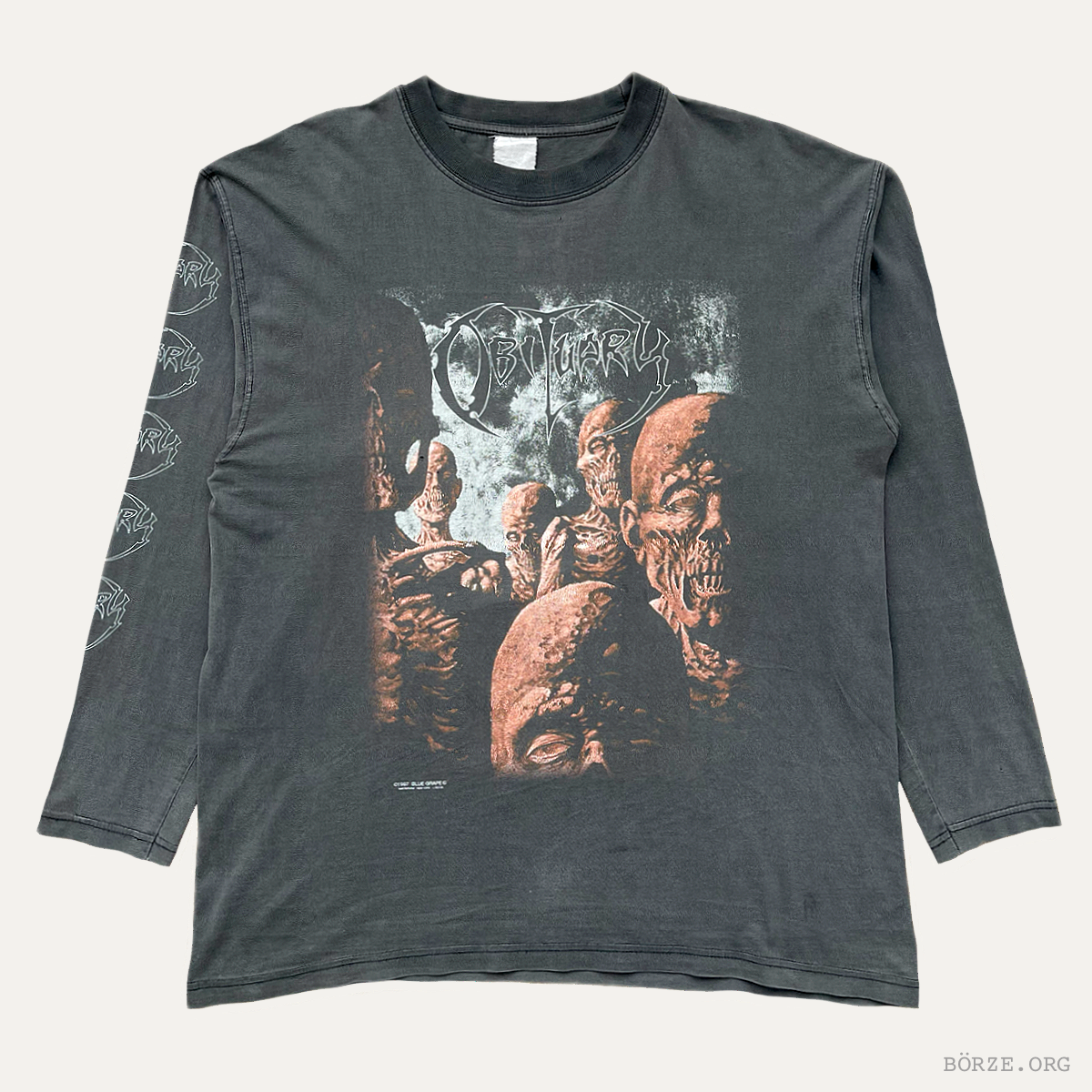 1997 OBITUARY BACK FROM THE DEAD VINTAGE XL LONG SLEEVE