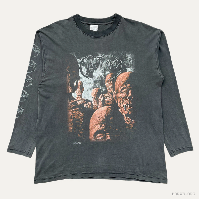 1997 OBITUARY BACK FROM THE DEAD VINTAGE XL LONG SLEEVE
