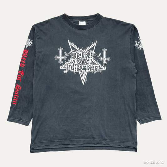 1998 DARK FUNERAL BLEED FOR SATAN EUROPE TOUR VINTAGE XL LONG SLEEVE