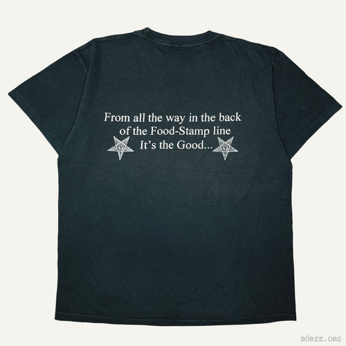 2002 LEFTÖVER CRACK 40 OZ VINTAGE CRUST HARDCORE PUNK T-SHIRT