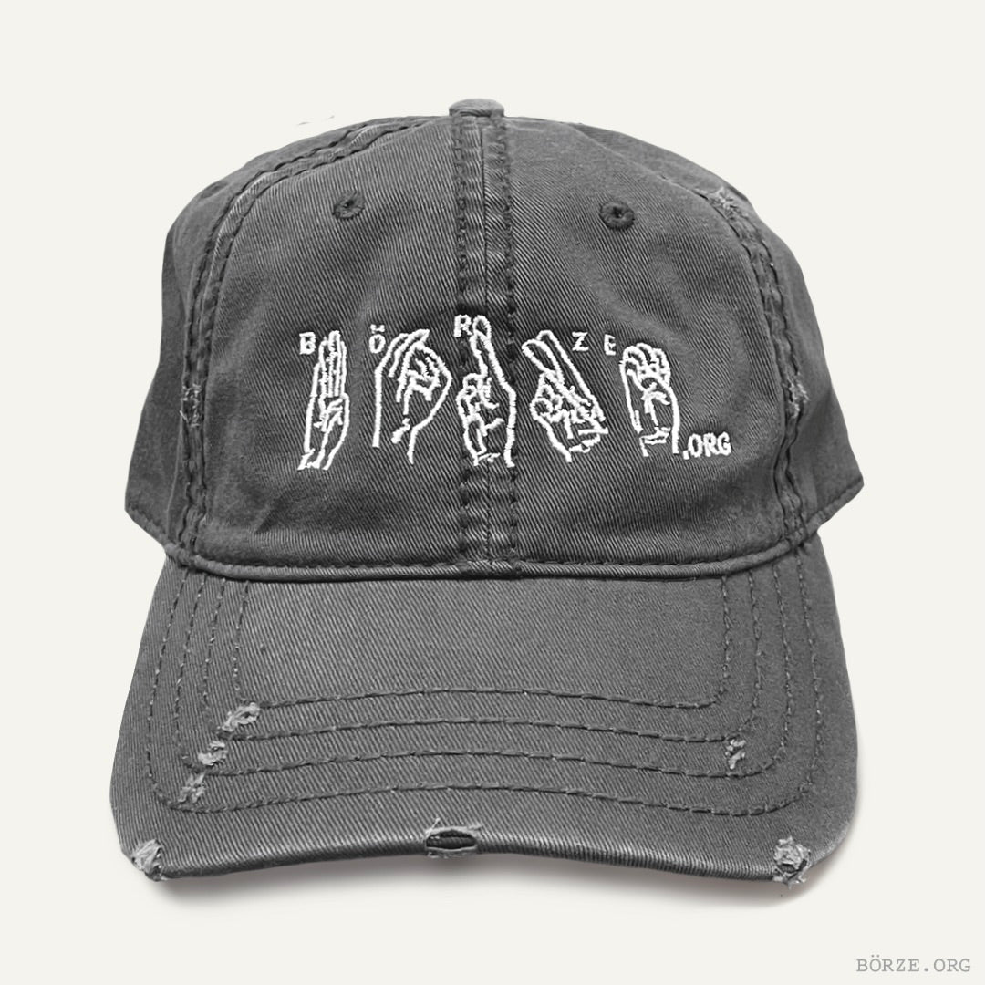 2026 BÖRZE SIGN OF GRATITUDE FADED & TRASHED CAP
