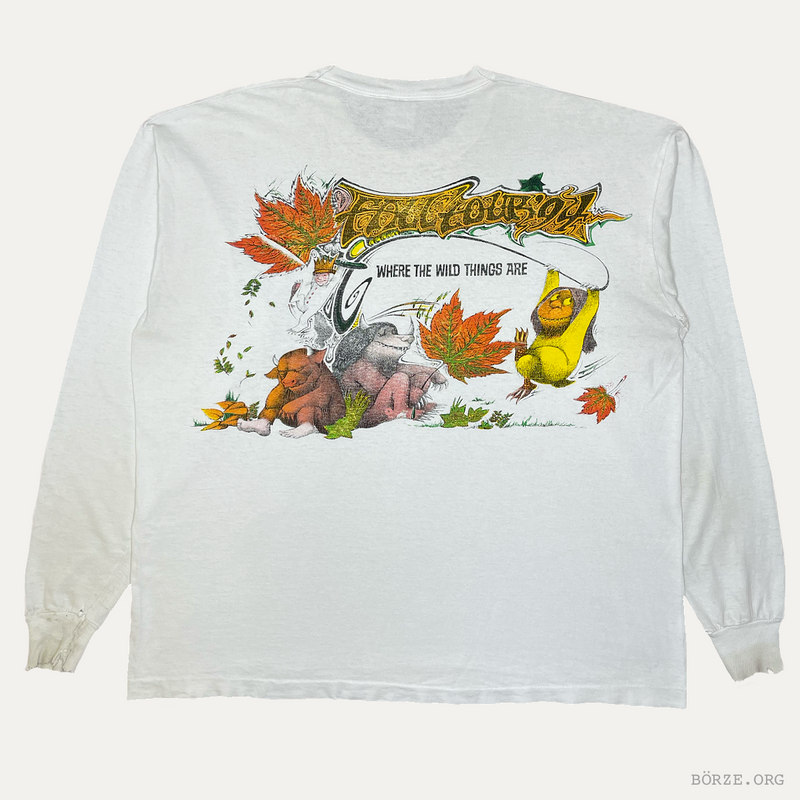 1994 GRATEFUL DEAD SHAKEDOWN LOT FALL TOUR WHERE THE WILD THINGS ARE LET GOOD TIMES ROLL VINTAGE LONGSLEEVE XL