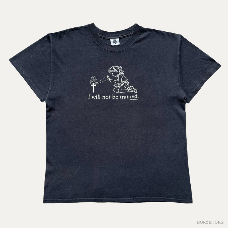 2000s BOUNTY HUNTER I WILL NOT BE TRAINED T-SHIRT