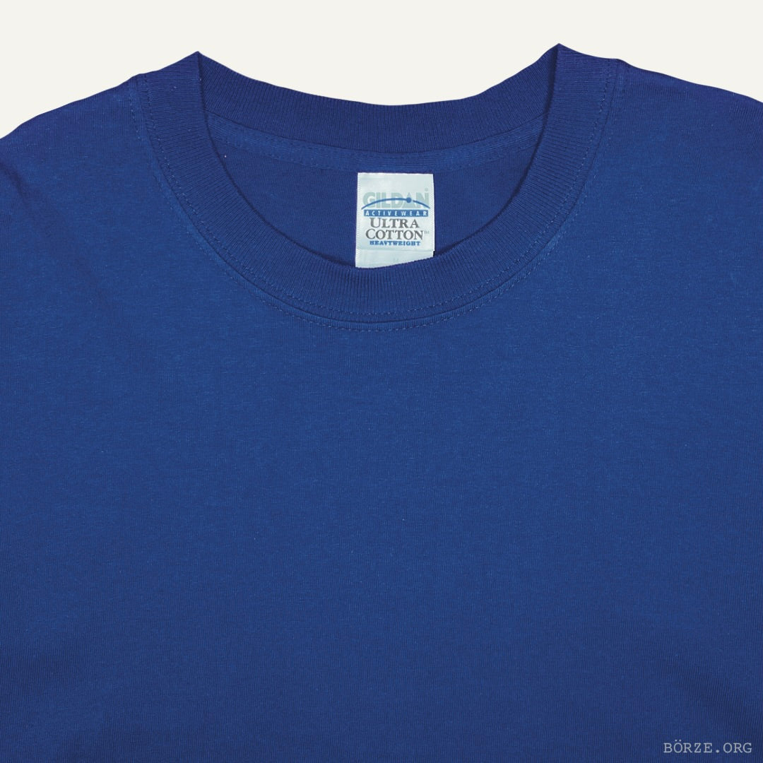 Late 1990s GILDAN ULTRA COTTON DEEP PURPLE VINTAGE PLAIN BLANK T-SHIRT M-L