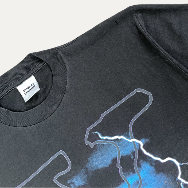1994 X-FILES LIGHTNING BOLT T-SHIRT MFG BY STANLEY DESANTIS XL