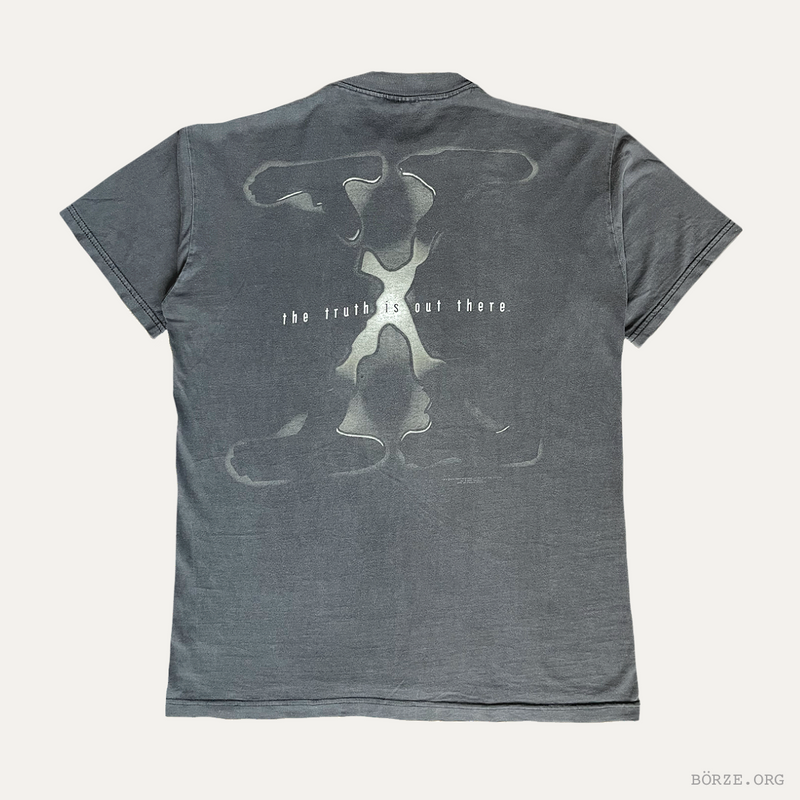 1995 X-FILES THE TRUTH IS OUT THERE STANLEY DESANTIS T-SHIRT LARGE