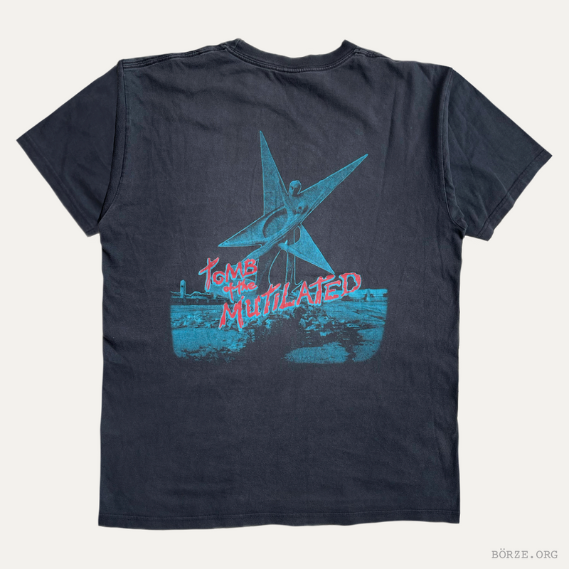 2002 CANNIBAL CORPSE TOMB OF THE MUTILATED VINTAGE T-SHIRT LARGE