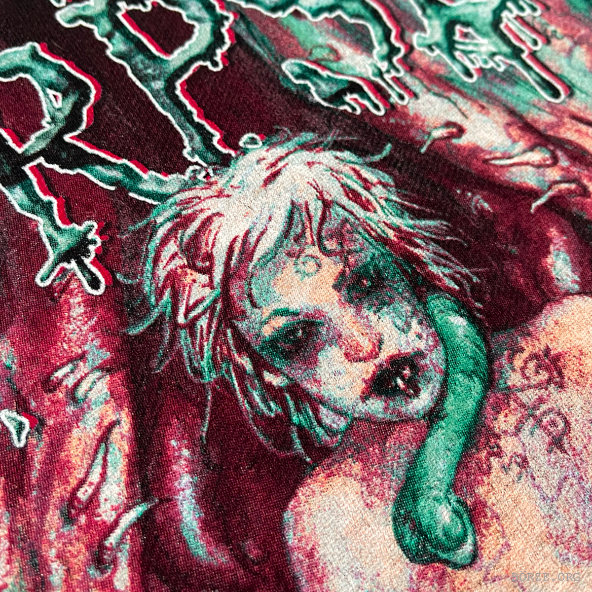 2004 CANNIBAL CORPSE WORM INFESTED VINTAGE ANVIL T-SHIRT LARGE