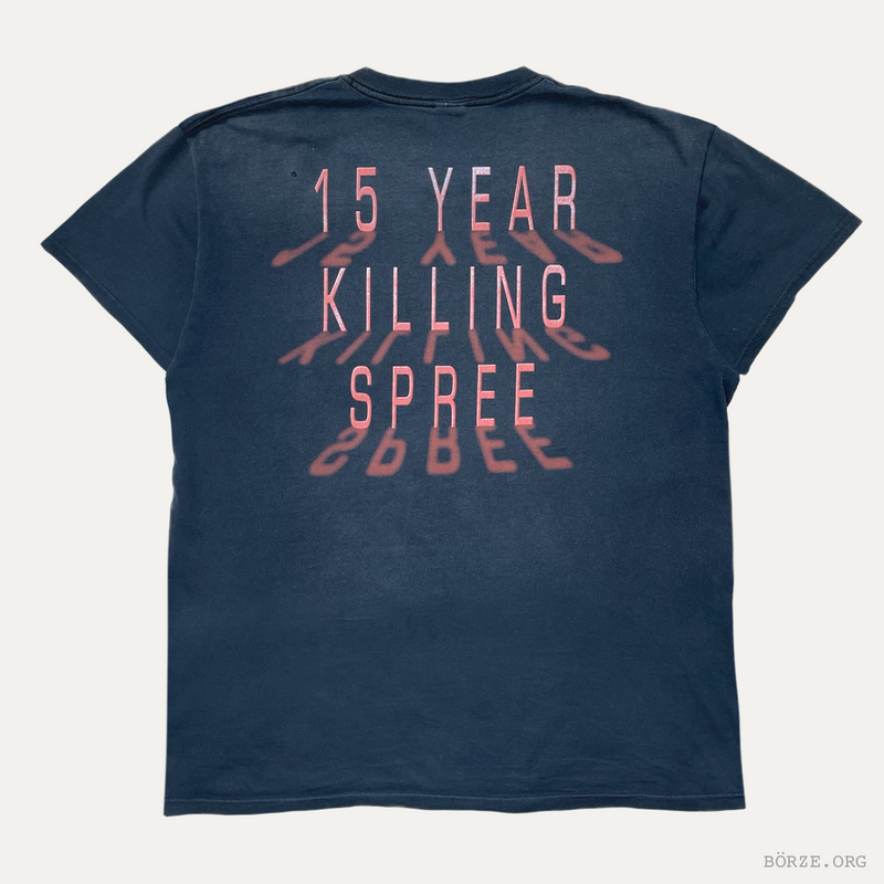 2005 CANNIBAL CORPSE 15 YEARS KILLING SPREE ORIGINAL COVER ART VINTAGE T-SHIRT XL