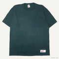 1990s JERZEES PLAIN BLACK BLANK VINTAGE SINGLE STITCH POCKET T-SHIRT XL
