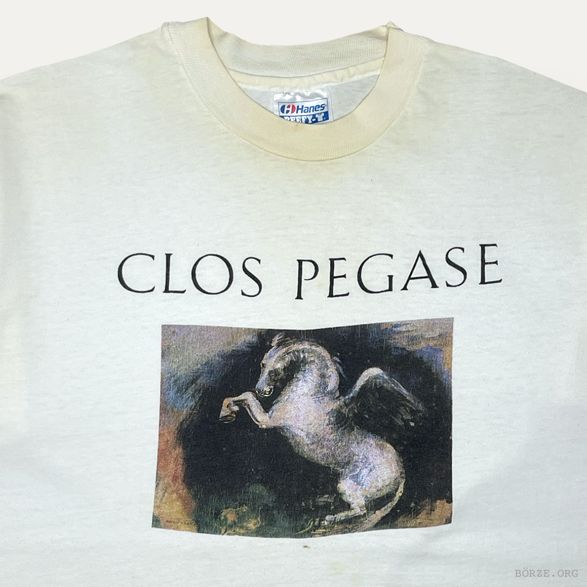 1991 ODILON REDON 'PEGASE' CLOS PEGASE NAPA VALLEY ART WINE SINGLE STITCH HANES VINTAGE T-SHIRT LARGE