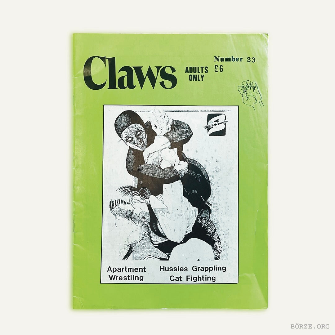 1980s CLAWS EROTIC MAGAZINE NO. 33