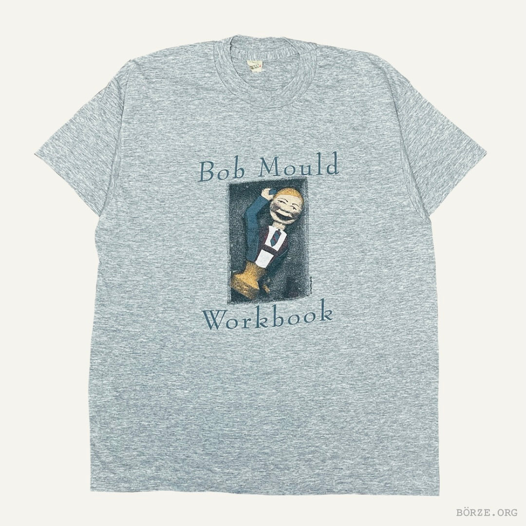 1989 BOB MOULD HUSKER DU WORKBOOK TOUR VINTAGE SINGLE STITCH T-SHIRT M