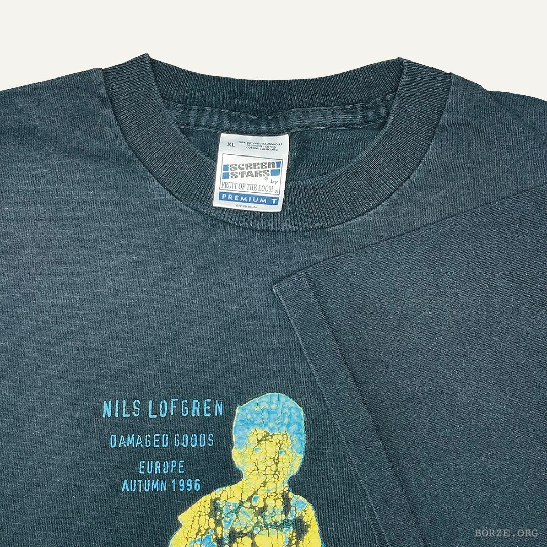 1996 NILS LOFGREN DAMAGED GOODS TOUR VINTAGE SINGLE STITCH T-SHIRT XL
