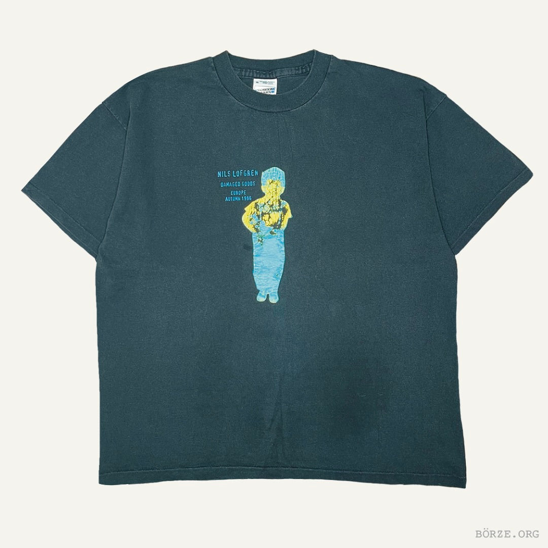 1996 NILS LOFGREN DAMAGED GOODS TOUR VINTAGE SINGLE STITCH T-SHIRT XL