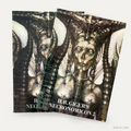 1988 HR GIGER'S NECRONOMICON II. SOFTCOVER ZURICH EDITION C WITH ENGLISH BOOKLET