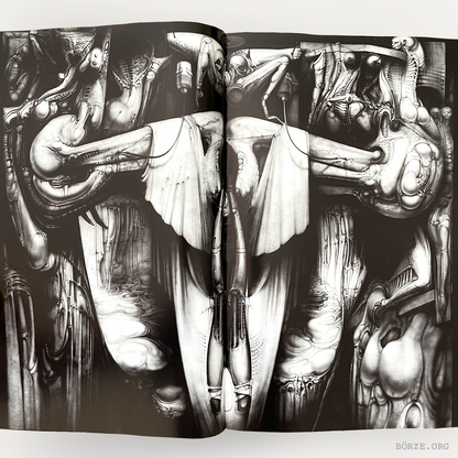 1988 HR GIGER'S NECRONOMICON II. SOFTCOVER ZURICH EDITION C WITH ENGLISH BOOKLET