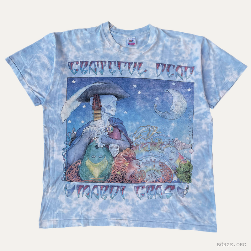 1995 GRATEFUL DEAD OAKLAND MARDI GRAS FEBRUARY SHOWS T-SHIRT XL