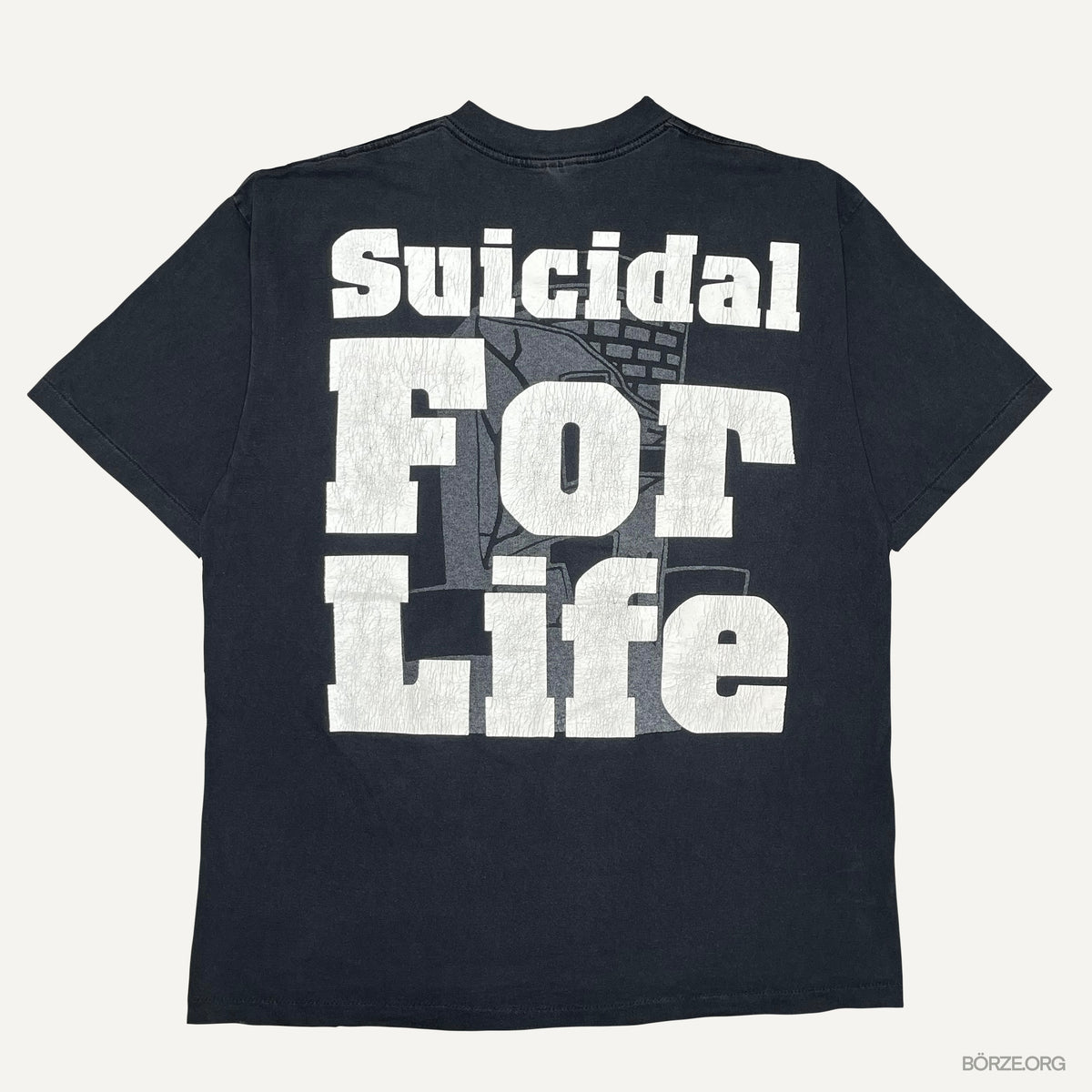 1990s SUICIDAL TENDENCIES  ‘FOR LIFE’ SINGLE STITCH VINTAGE T-SHIRT