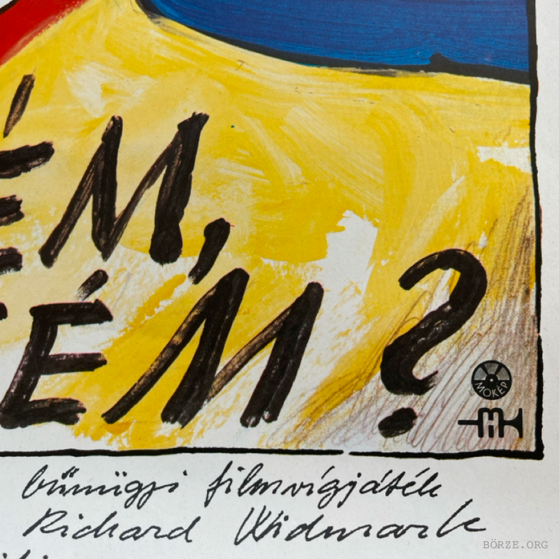 1985 HANKY PANKY OFFSET ORIGINAL FILM POSTER SIDNEY POITIER