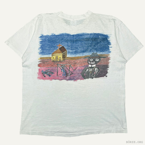 1993 MIDNIGHT OIL ‘EARTH SUN MOON’ BROCKUM WHITE VINTAGE T-SHIRT XL
