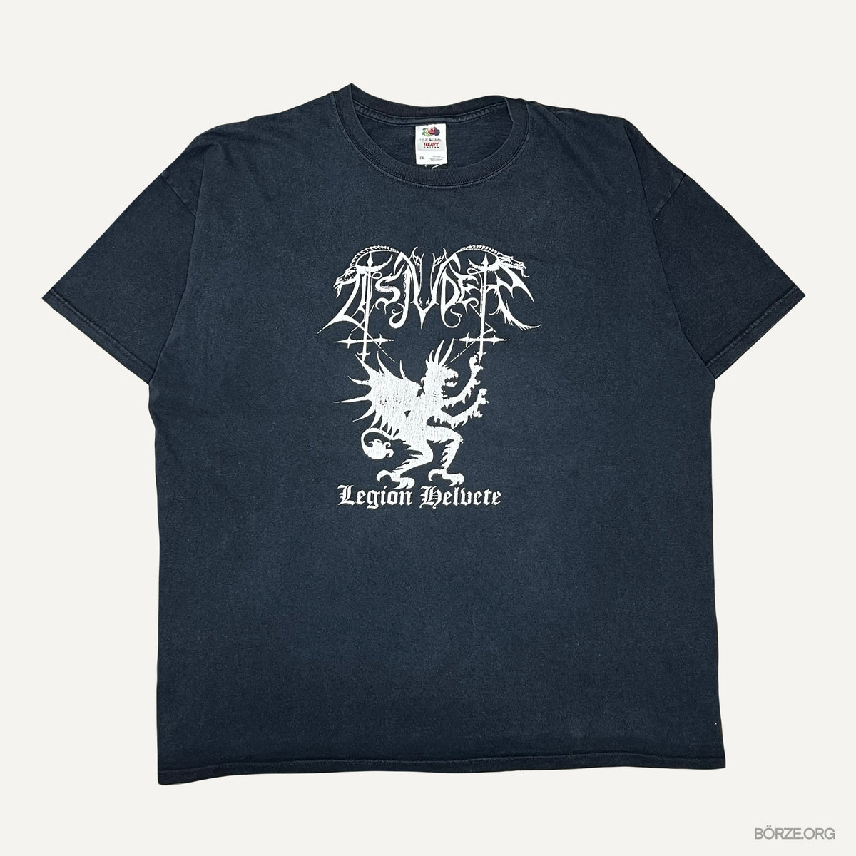 2000s TSJUDER - LEGION HELVETE  DESERT NORTHERN HELL VINTAGE NORWEGIAN BLACK METAL T-SHIRT XL
