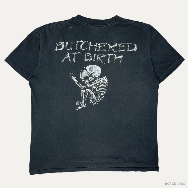 1991 CANNIBAL CORPSE BUTCHERED AT BIRTH LARGE VINTAGE T-SHIRT