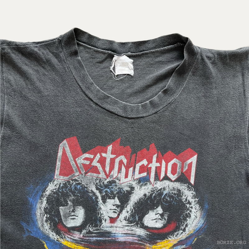 1986 DESTRUCTION ETERNAL DEVASATION MUSCLE T-SHIRT