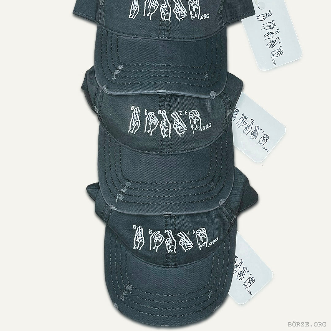 2026 BÖRZE SIGN OF GRATITUDE FADED & TRASHED CAP