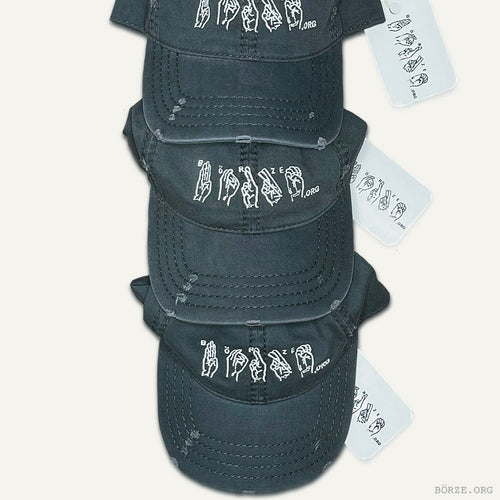 2026 BÖRZE SIGN OF GRATITUDE FADED & TRASHED CAP