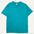 Late 1990s GILDAN ULTRA COTTON TURQUOISE VINTAGE PLAIN BLANK T-SHIRT LARGE